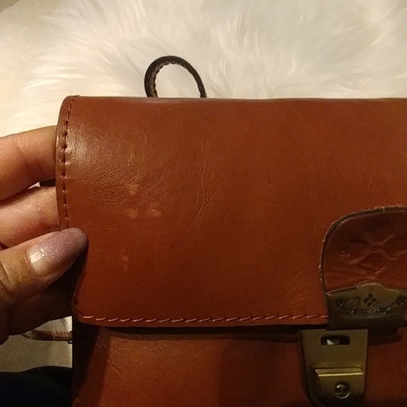 Patricia Nash Leather Crossbody / Clutch / Wriset - Picture 8 of 8